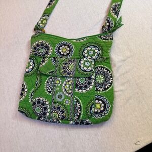 Vera Bradley Quilted Green‎ Mandala Crossbody Bag Adjustable Strap